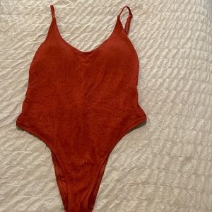 Aerie Swim Ribbed One Piece - Size Large